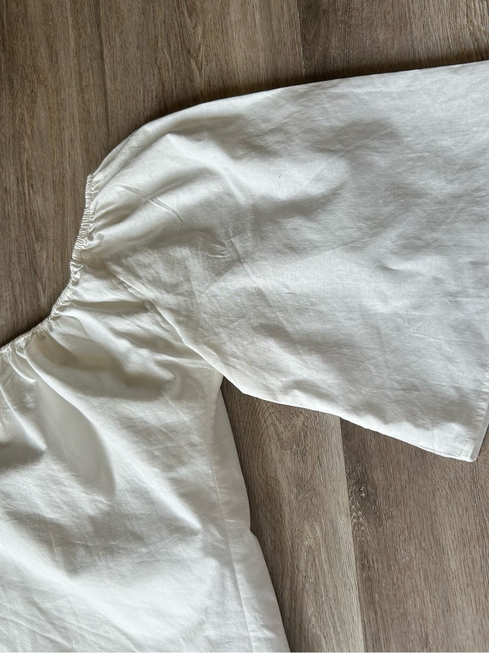 Commense Aegean Cotton Linen Blend One Sleeve Short Dress - Picture 4 of 7